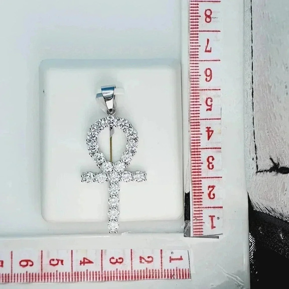"925 Sterling Silver Cubic Zirconia Pendant, UU1P6A6002 - Picture 4 of 10